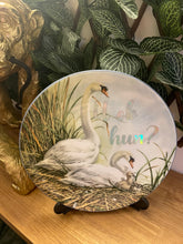 U ok hun? Upcycled Vintage Decorative Display Swan Plate