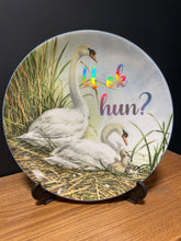 U ok hun? Upcycled Vintage Decorative Display Swan Plate