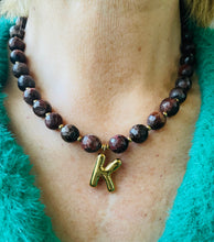 Initial Thoughts Gemstone Necklace