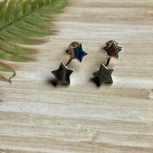 SALE!! Sterling Silver Front Back Star Earrings