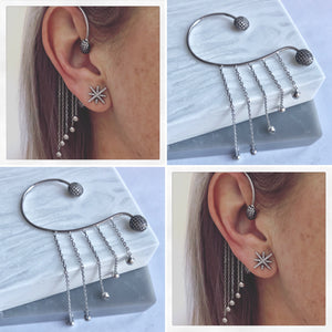 SALE!! Sterling Silver Over The Ear Cuff