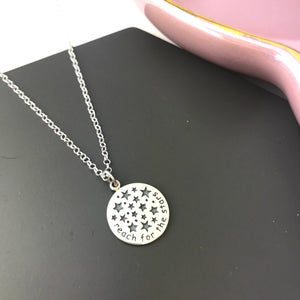 Sterling Silver Reach For The Stars Necklace