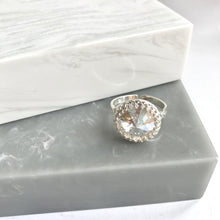 Sterling Silver Swarovski Elements Sparkler Moonlight