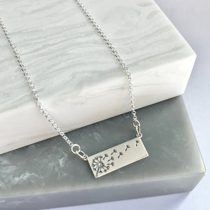 Sterling Silver Wishes In The Wind Necklace