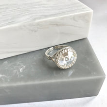 Sterling Silver Swarovski Elements Sparkler Moonlight