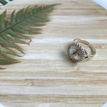Sterling Silver Dried Flower Ring