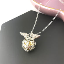 Sterling Silver Angel Caller with Wings Necklace