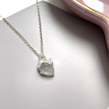 Sterling Silver Moonstone Raw Crystal Necklace